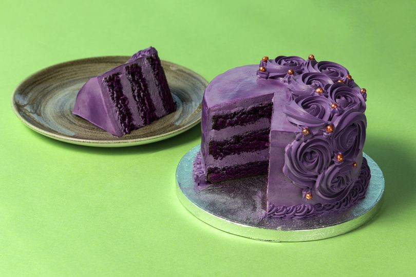Romulo's London purple yam cake