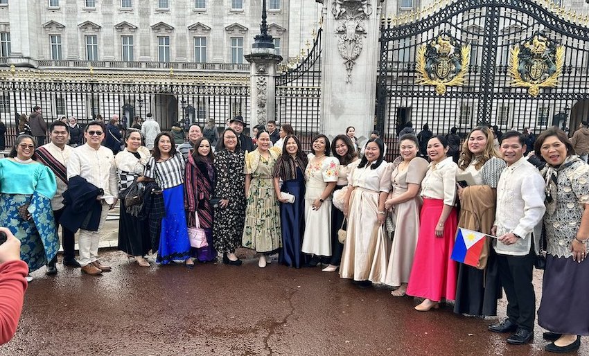 Filipino nurses meet King Charles at palace
