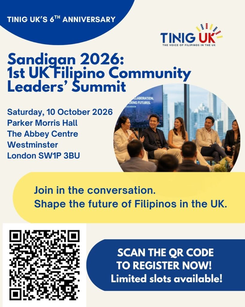 Sandigan 2026 10th October 2026 Tinig UK
